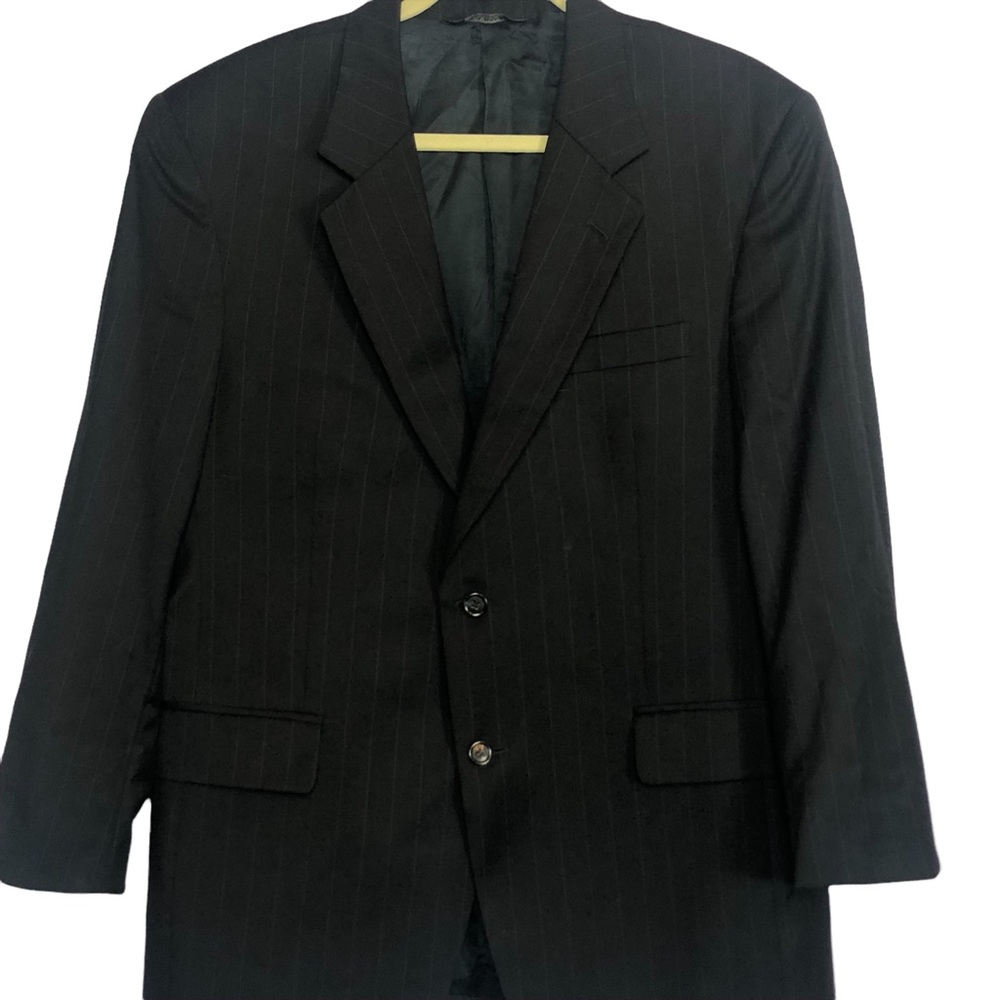 Jos A Bank Mens Black Blazer size 43 - Picture 3 of 14